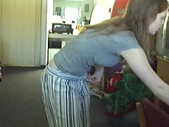 Ema takes of her clothes for you