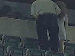 I fuck Ema at the public Stadium